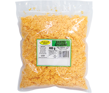 grated cheddar